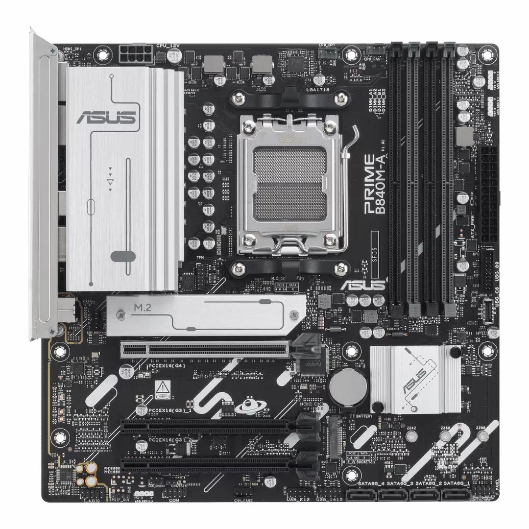ماذر بورد اسوس برايم B840M-A-CSM ، AMD ، mATX - اسود