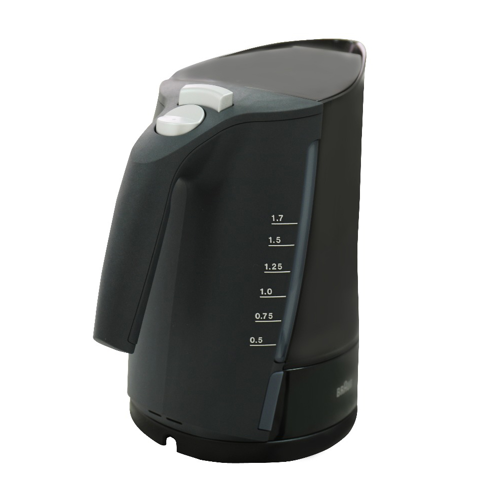 Braun MultiQuick 5 Electric Kettle , 1.7 Liter 3000 Watt , Black