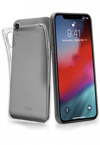 جراب ظهر البولي يوريثان اس بي اس ، لايفون XR ،شفاف