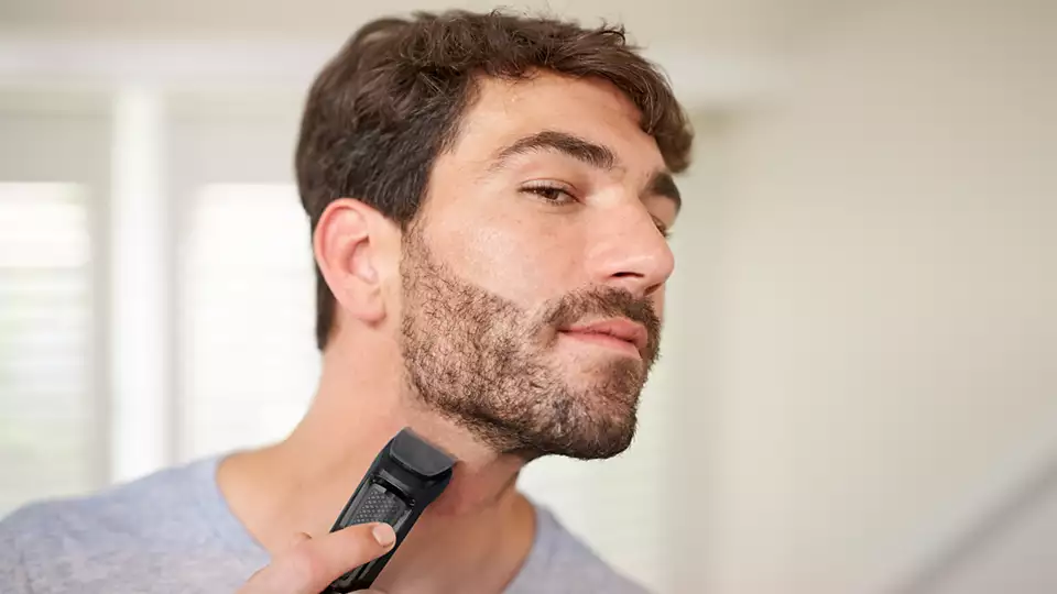 Philips Hair Trimmer with Attachments , Black Red - MG3710