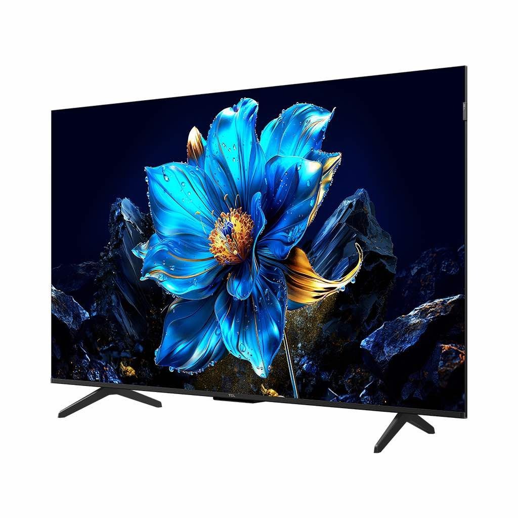شاشة تلفزيون سمارت تي سي ال ، مقاس 50 بوصة ، QLED ، دقة 4K UHD ، بريسيفر داخلي