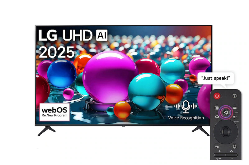 شاشة تلفزيون سمارت ال جي ، مقاس 65 بوصة ، ليد ، دقة 4K UHD ، بريسيفر داخلي - 65UA85006LA