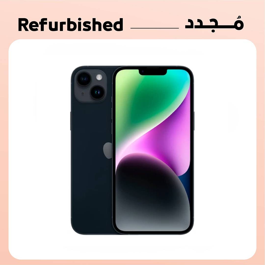 Apple iPhone 14 Plus ,128 GB ,6 GB ,5G ,Single SIM - Midnight