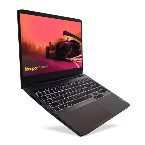 لاب توب جيمنج لينوفو ايديا باد جيمنج 3 - 15ACH6 ، معالج ايه ام دي رايزن 7 5800H 15.6 بوصة ، هارد 512 جيجا بايت SSD ، رام 16 جيجا بايت ، كارت شاشة انفيديا جي فورس RTX 3050Ti ،فري دوس - اسود شادو