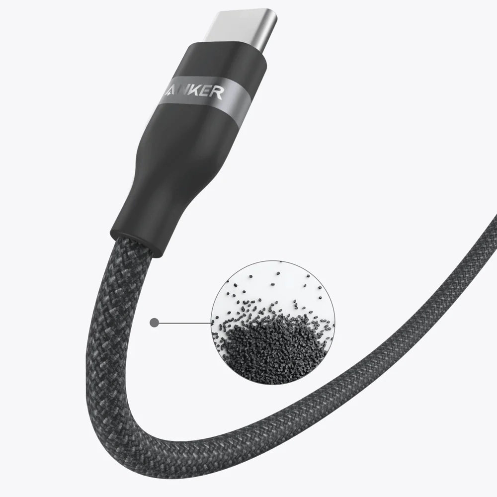Anker Type C Mobile Cable 6 Feet Black - A82E2