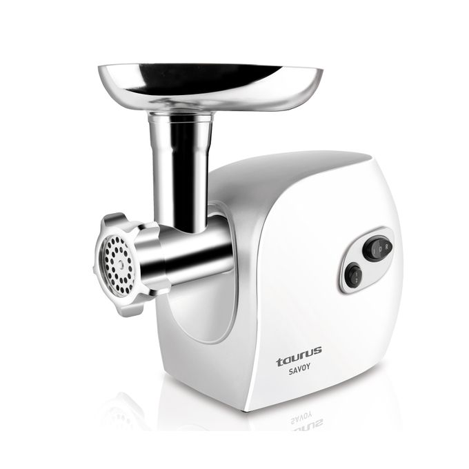 Taurus Savoy Meat Mincer with Attachments 450 Watt , White Silver