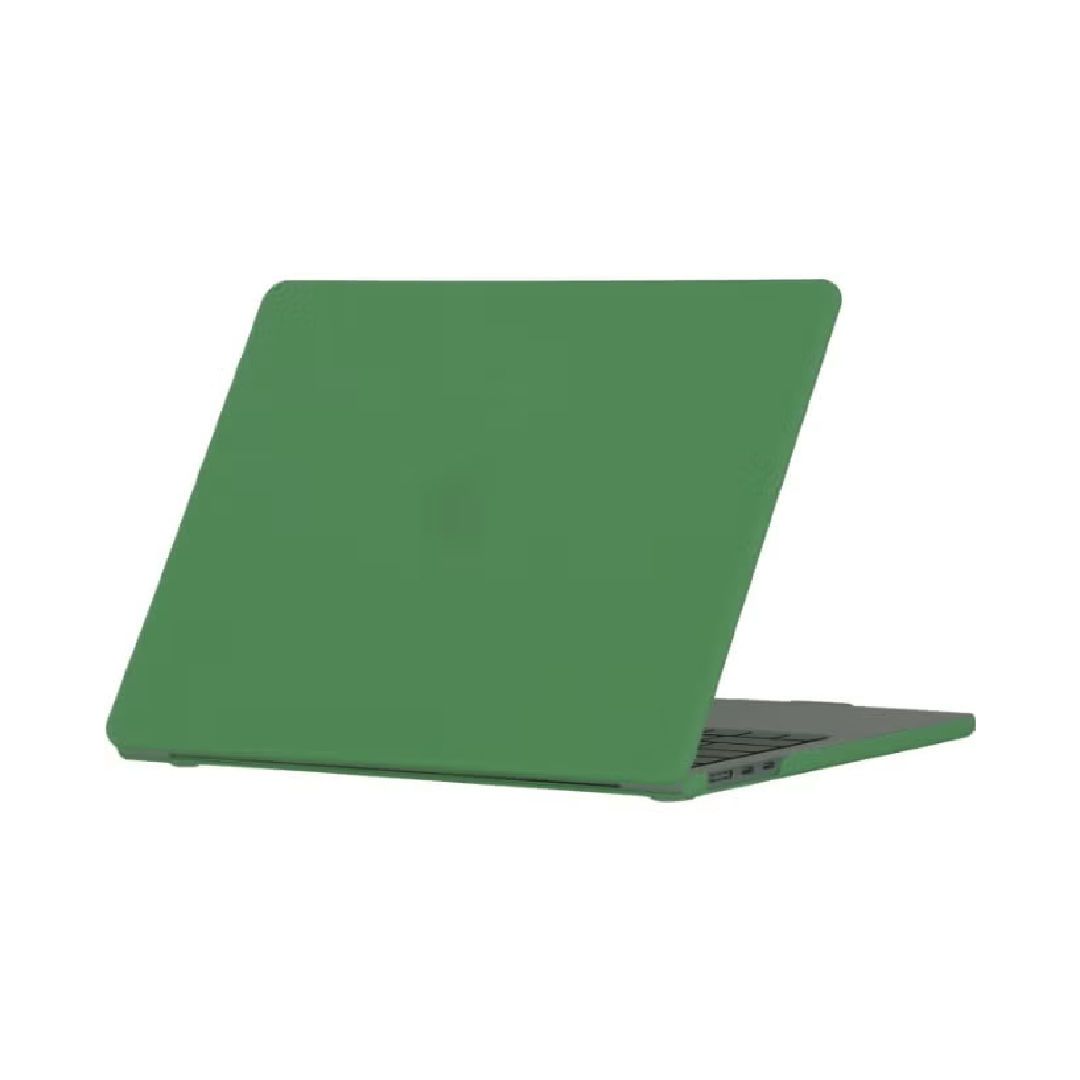 Generic Hard Shell Laptop Case with Screen Protector for Macbook Air 15-Inch , Dark Green