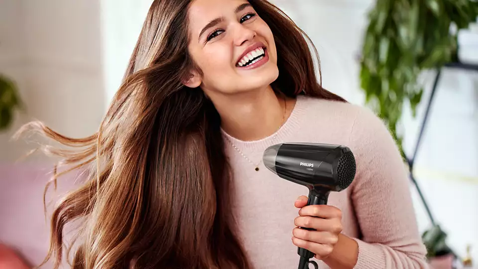 Philips EssentialCare Hair Dryer 1200 Watt , Black - BHC010/10