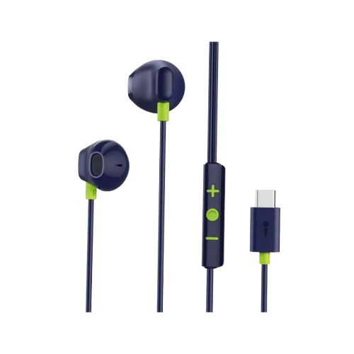 Oraimo Halo Airy Wired Earphones , Blue - OEP-650
