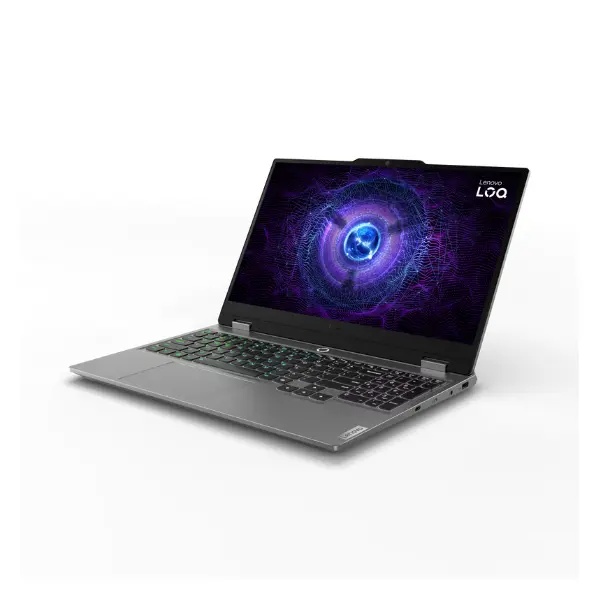 Lenovo LOQ 15IRX9 Gaming Laptop ,Intel Core i5-13450HX 15.6 Inch ,512 GB SSD ,24 GB ,NVIDIA GeForce RTX 3050 ,FreeDos - Luna Grey