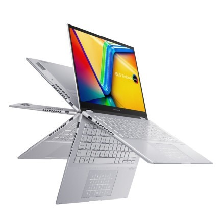 لاب توب اسوس فيفو بوك S 14 فليب - TP3402VA-LZ065W ، معالج انتل كور i5-13420H 14 بوصة ، هارد 512 جيجا بايت SSD ، رام 16 جيجا بايت ، كارت شاشة انتل UHD جرافيكس ،ويندوز 11 - فضى كول