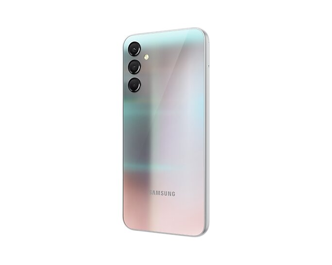 Samsung Galaxy A24 , 128 GB , 8 GB , 4G LTE , Dual-SIM - Silver