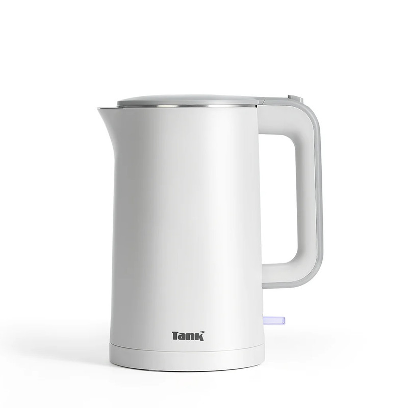 Tank Electric Kettle , 1.5 Liter 1500 Watt , Grey - GS-EK2417