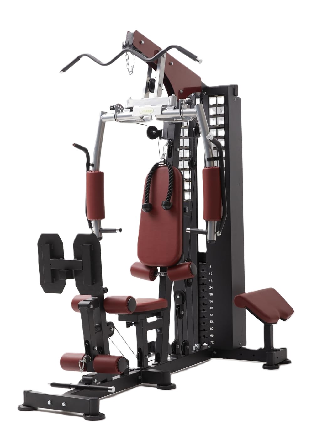 Generic Multi Gym , 200 Kilogram Black Red