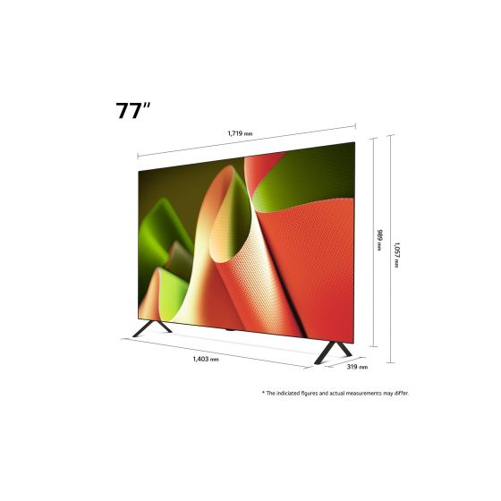 شاشة تلفزيون سمارت ال جي ، مقاس 77 بوصة ، OLED ، دقة 4K UHD ، بريسيفر داخلي