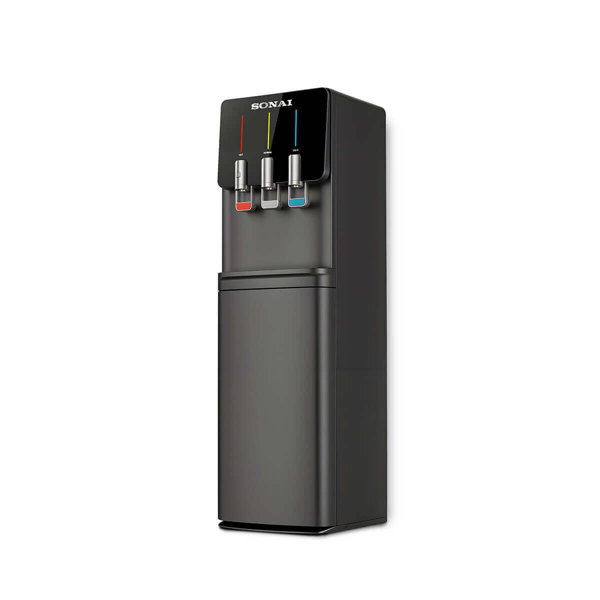 Sonai Bottom Loading Water Dispenser , 3 Tabs Black - MAR-2270D