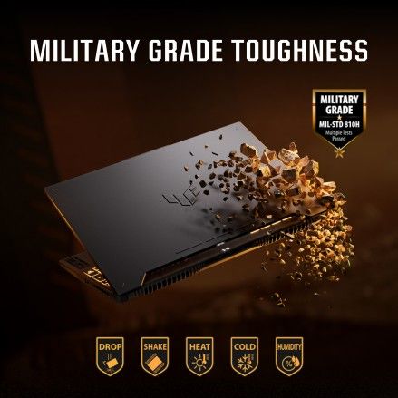 لاب توب اسوس TUF Gaming F15 2023 - FX507VI-LP066W ، معالج انتل كور i7-13620H 15.6 بوصة ، هارد 1 تيرا بايت SSD ، رام 16 جيجا بايت ، كارت شاشة انفيديا جي فورس RTX 4060 ،ويندوز 11 - رمادي جايجر