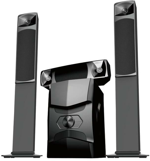 Mediatech Home Theater , 4 Units , Black - MT-3333