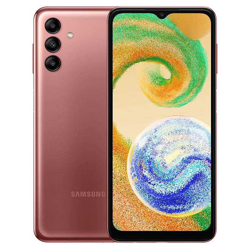 Samsung Galaxy A04s , 128 GB , 4 GB , 4G LTE , Dual-SIM - Copper