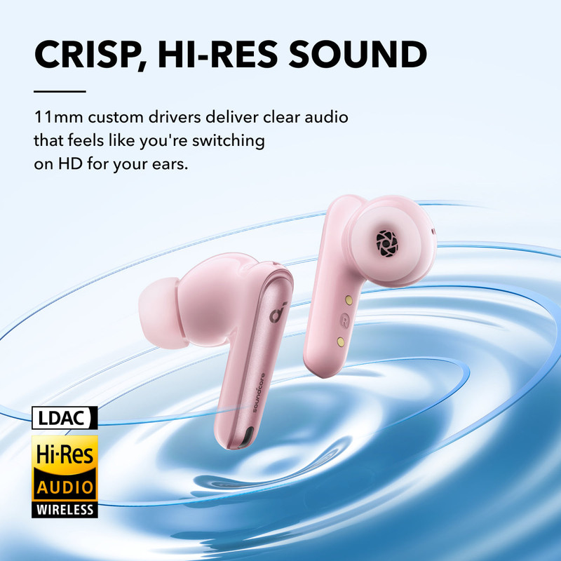Anker Soundcore Liberty 4 NC Earbuds , Noise Cancellation , Pink