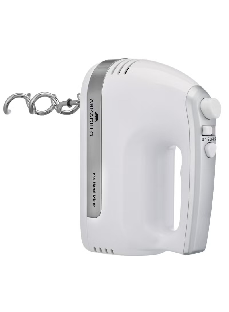 Armadillo Hand Mixer 500 Watt White - ARM-SDA-HMIX