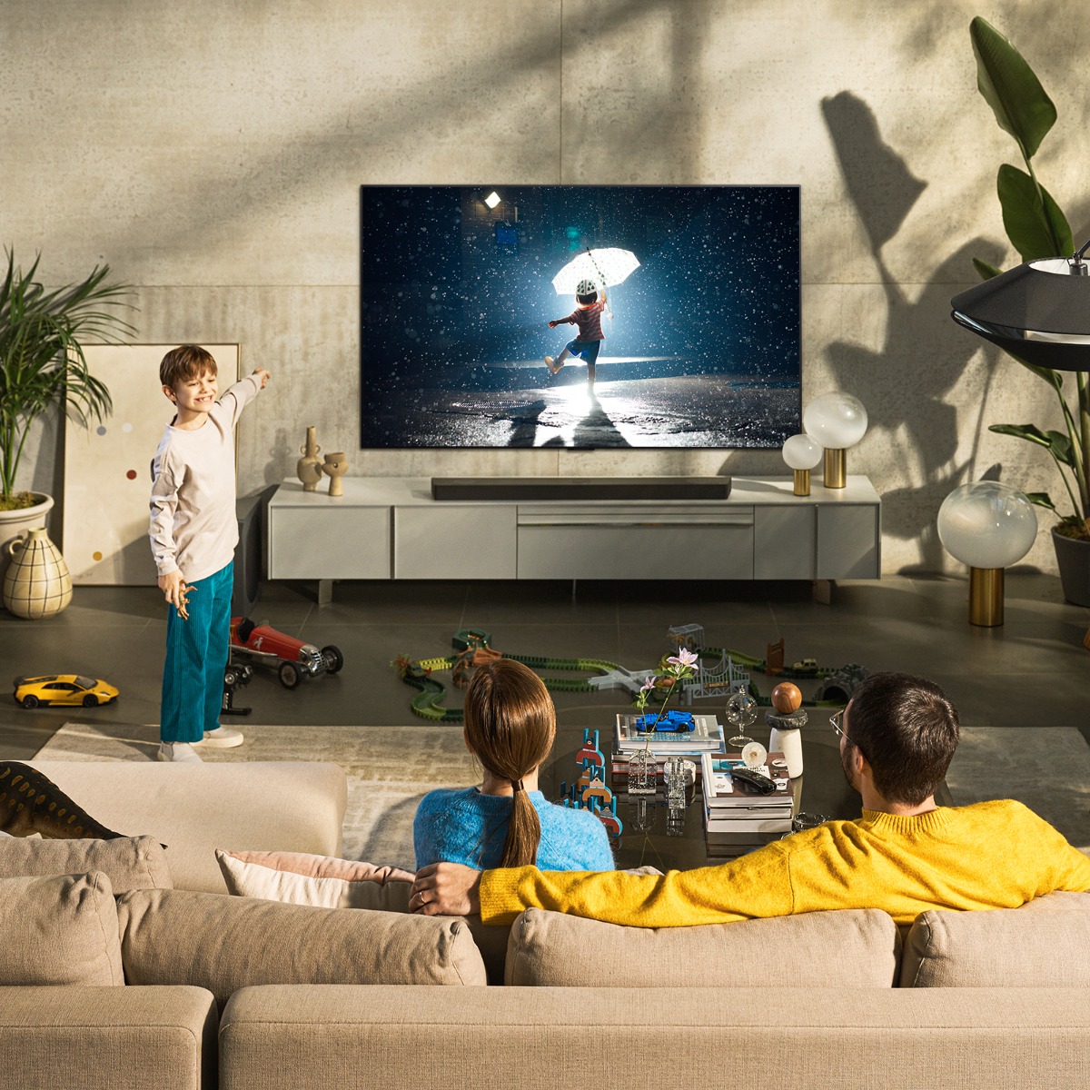 شاشة تلفزيون سمارت ال جي ، مقاس 55 بوصة ، OLED ، دقة 4K UHD ، بريسيفر داخلي - OLEDCS6LA