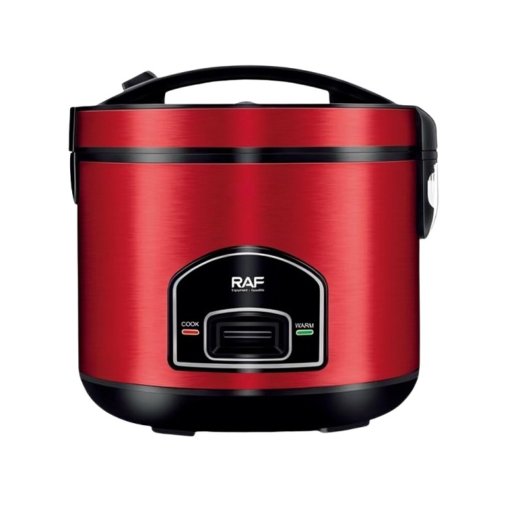 Raf Electric Pressure Cooker , 5 Liter 1000 Watt Red Black - R.179