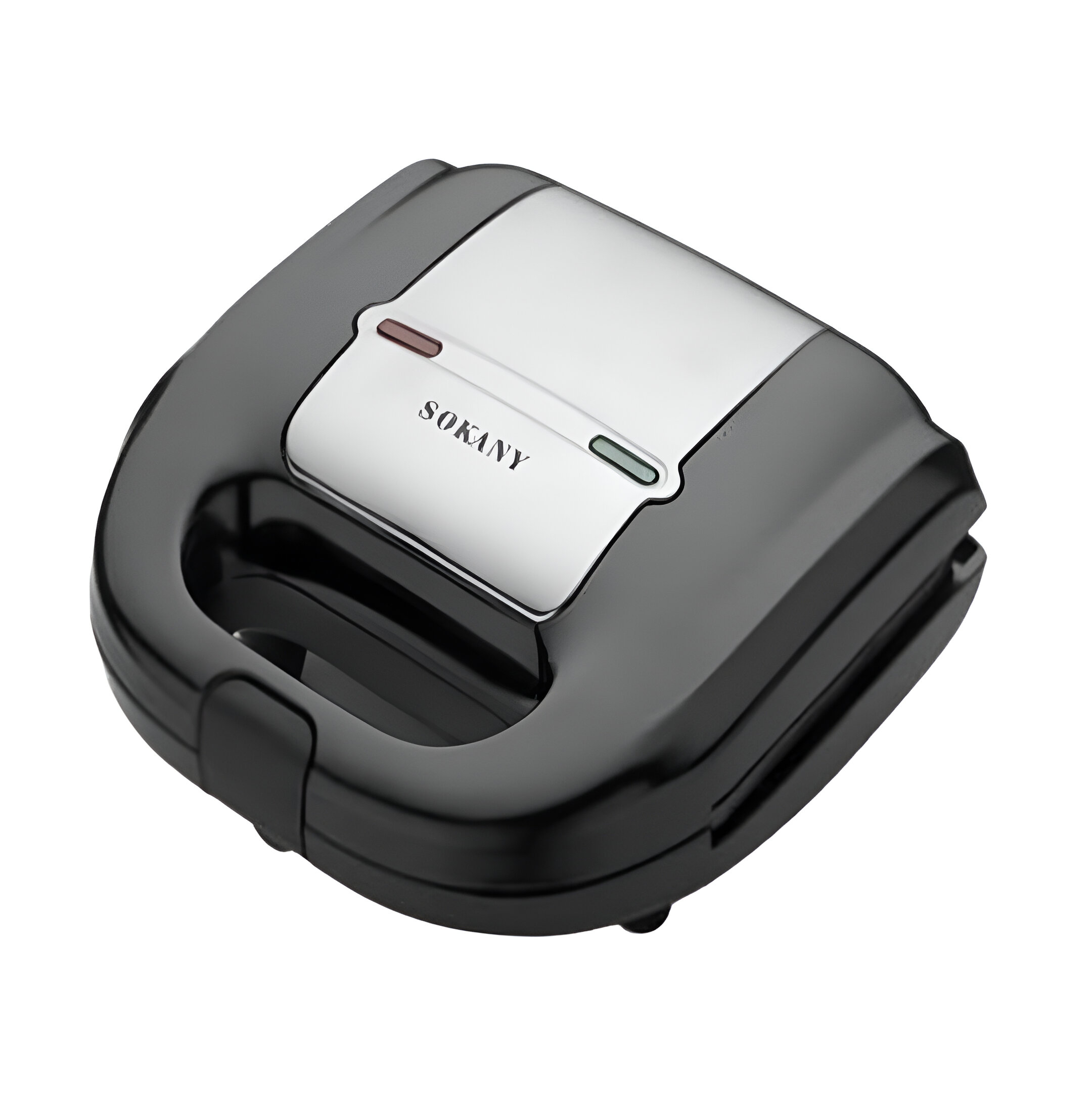 Sokany Sandwich Maker 750 Watt Silver Black - KJ-108