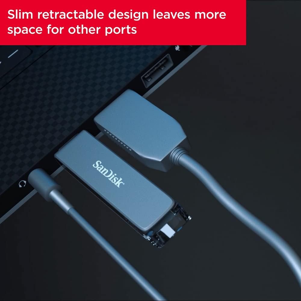 فلاش درايف USB-C سانديسك الترا ، 64 جيجا بايت اسود - SDCZ460-064G-G46