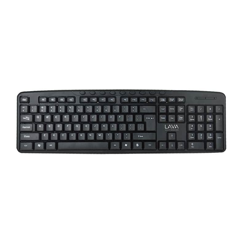 Lava Keyboard , Black - ST-200