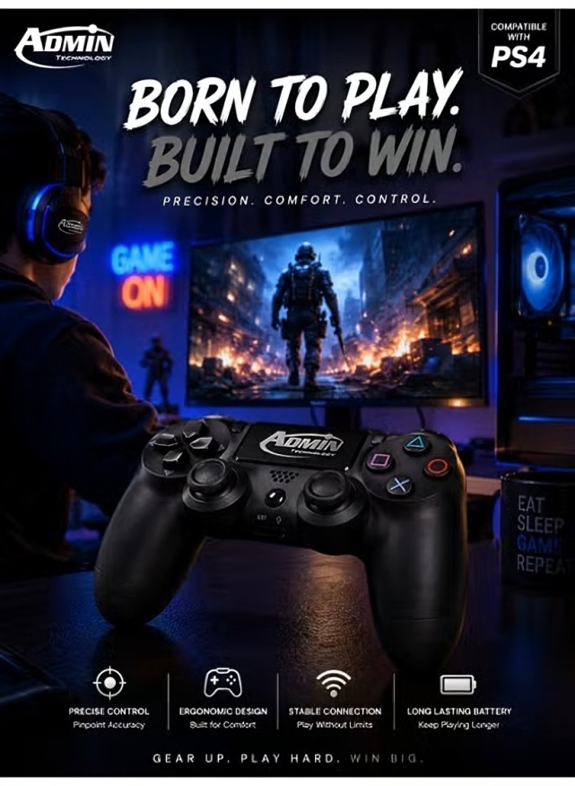 Admin Wireless Wireless Controller , Black