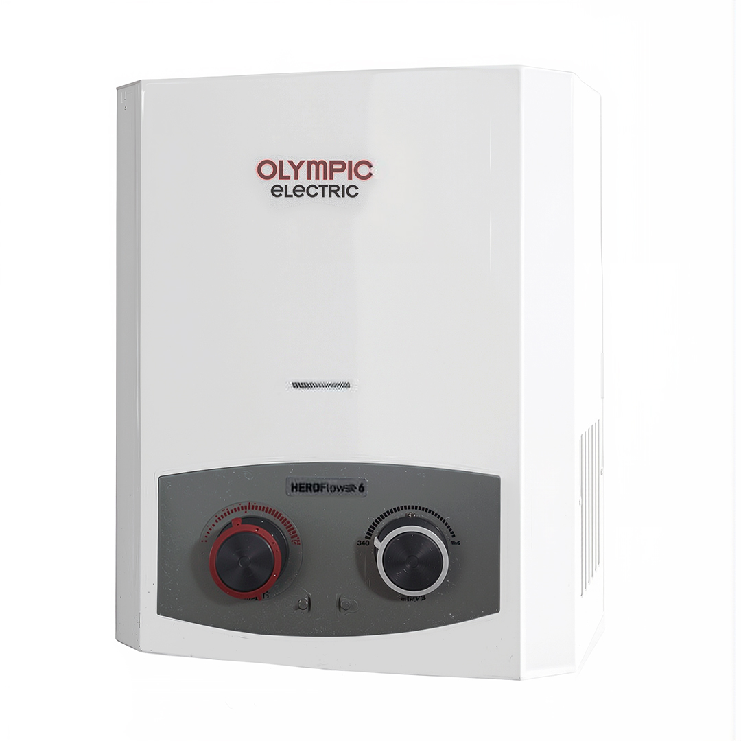 Olympic Electric Gas Water Heater , 6 Liter White - 945105585