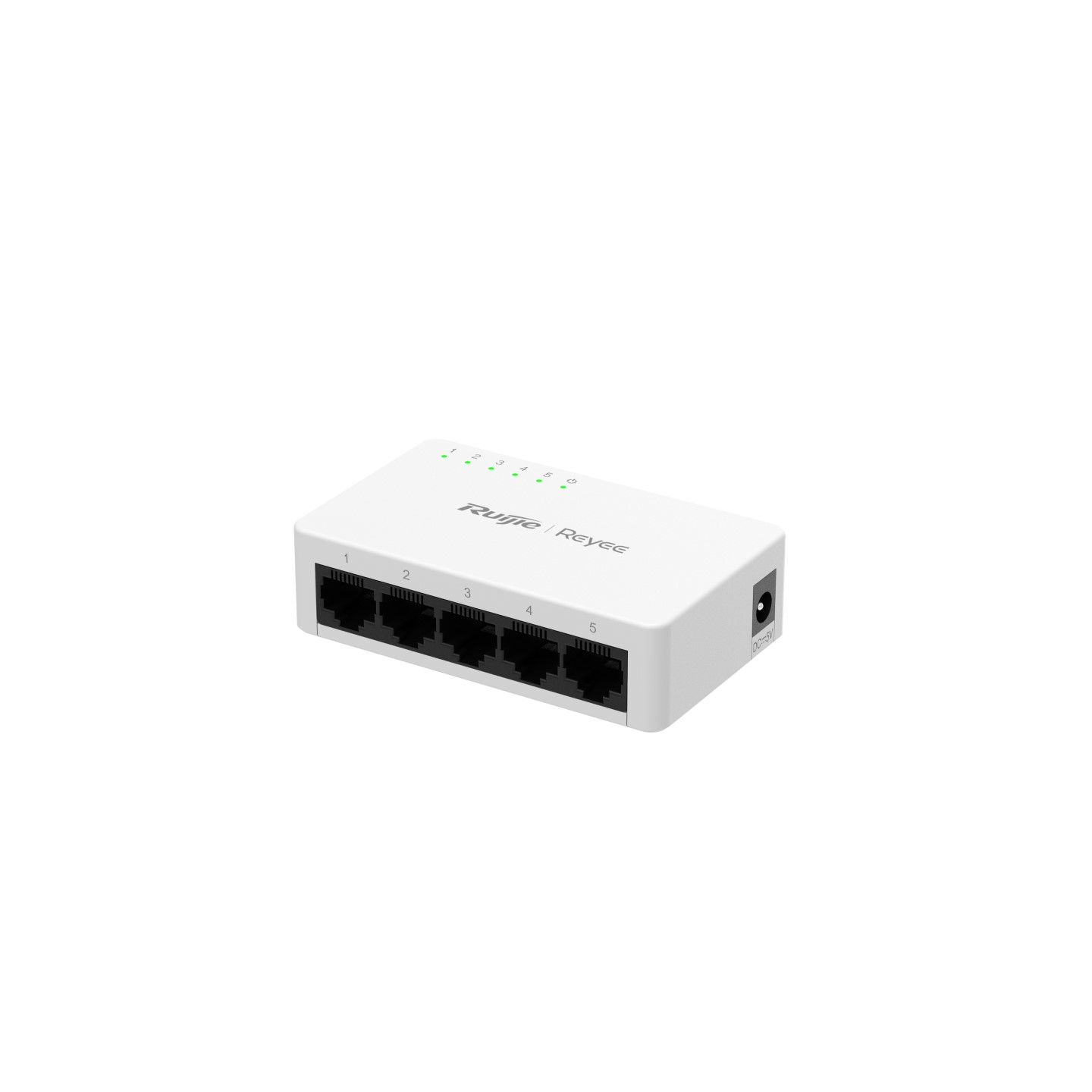 Ruijie Reyee Plastic Casing Non-PoE Switch , 5 Ports , White - RG-ES05G-L
