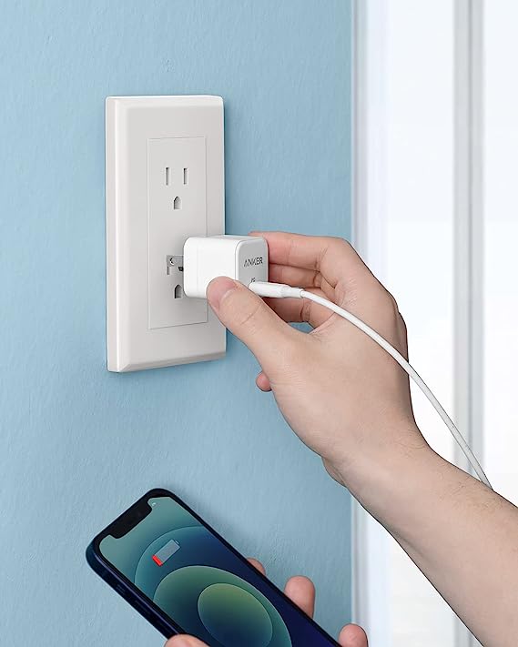 Anker PowerPort III Cube Fast PD Wall Charger , 1 Ports Type C , 20 Watt White