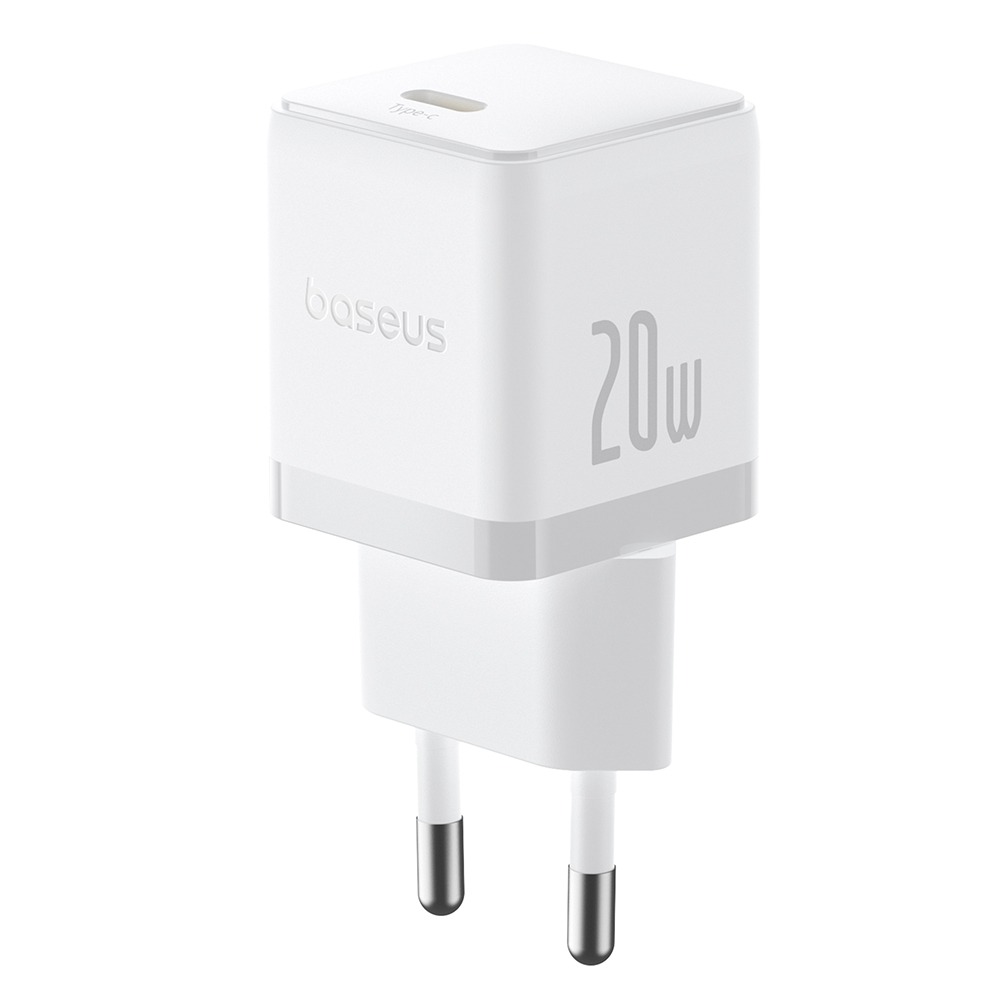 Baseus Palm Wall Charger , 1 Ports Type C , 20 Watt White - P10111602213-01