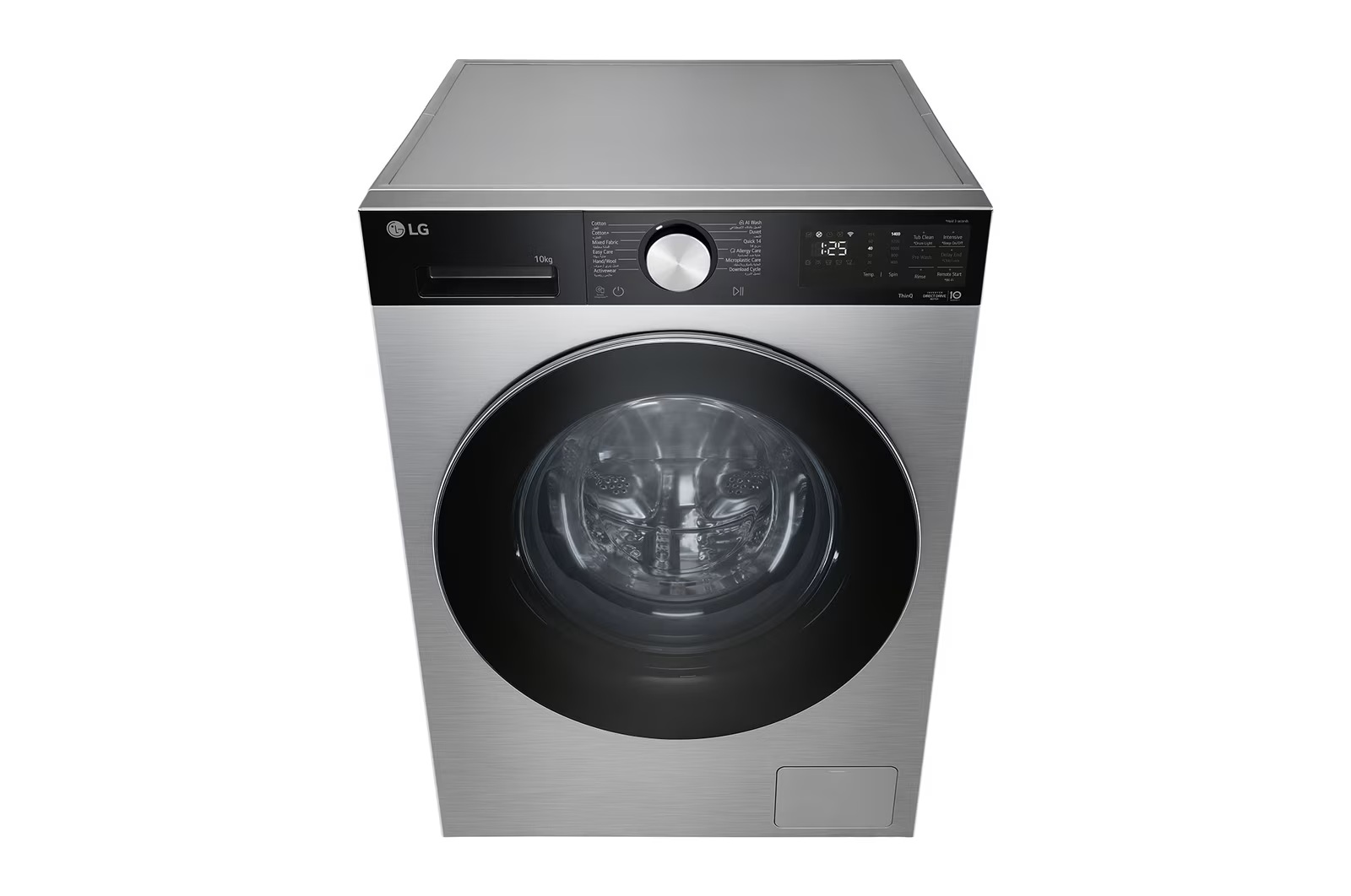 LG Inverter Front Load Washing Machine , 10 kg , Essence Silver - F4X5RYG23