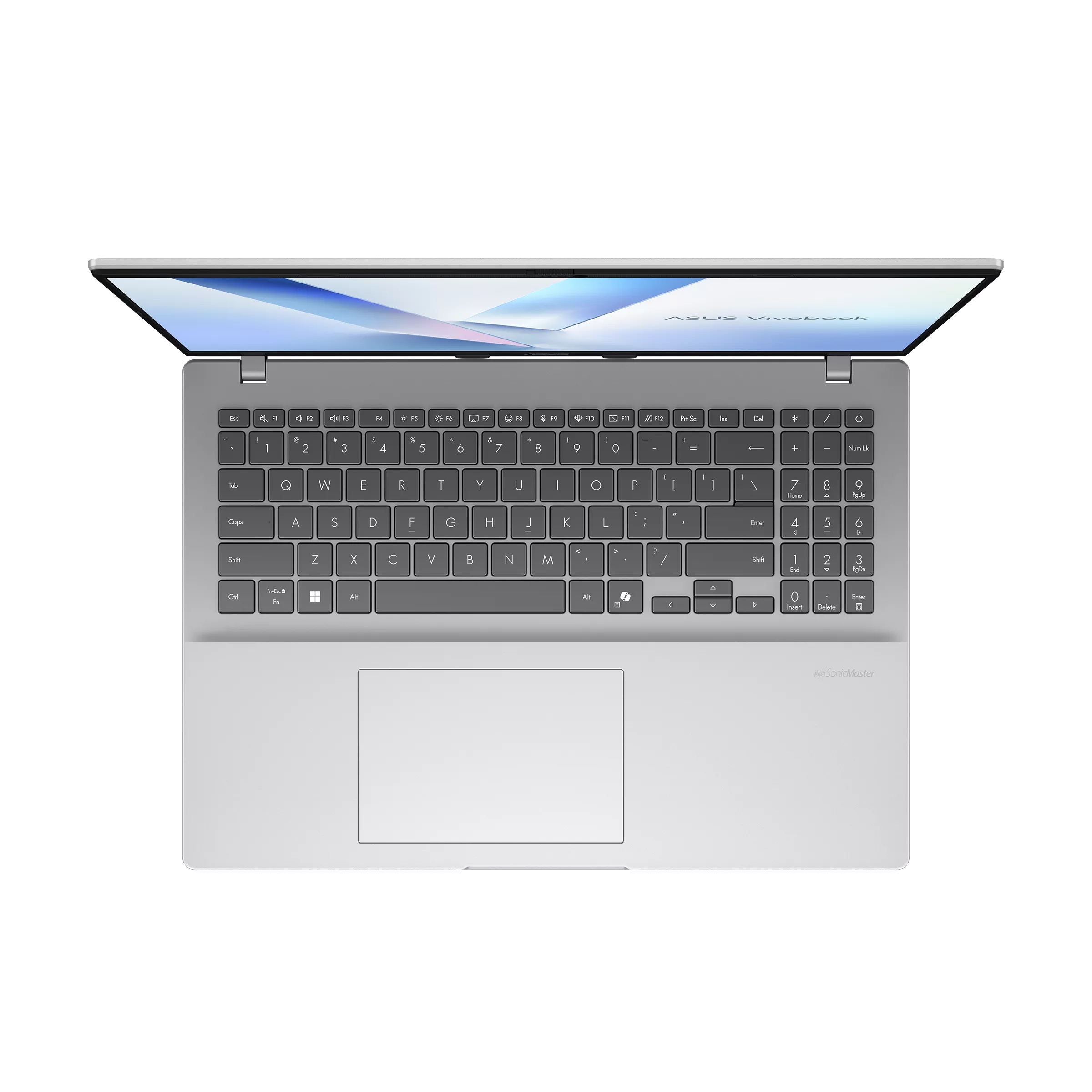Asus Vivobook 16 X1607CA-UL005W Laptop ,Intel Core Ultra 5-225H 16 Inch ,512 GB SSD ,16 GB ,Intel Graphics ,Windows 11 - Cool Silver