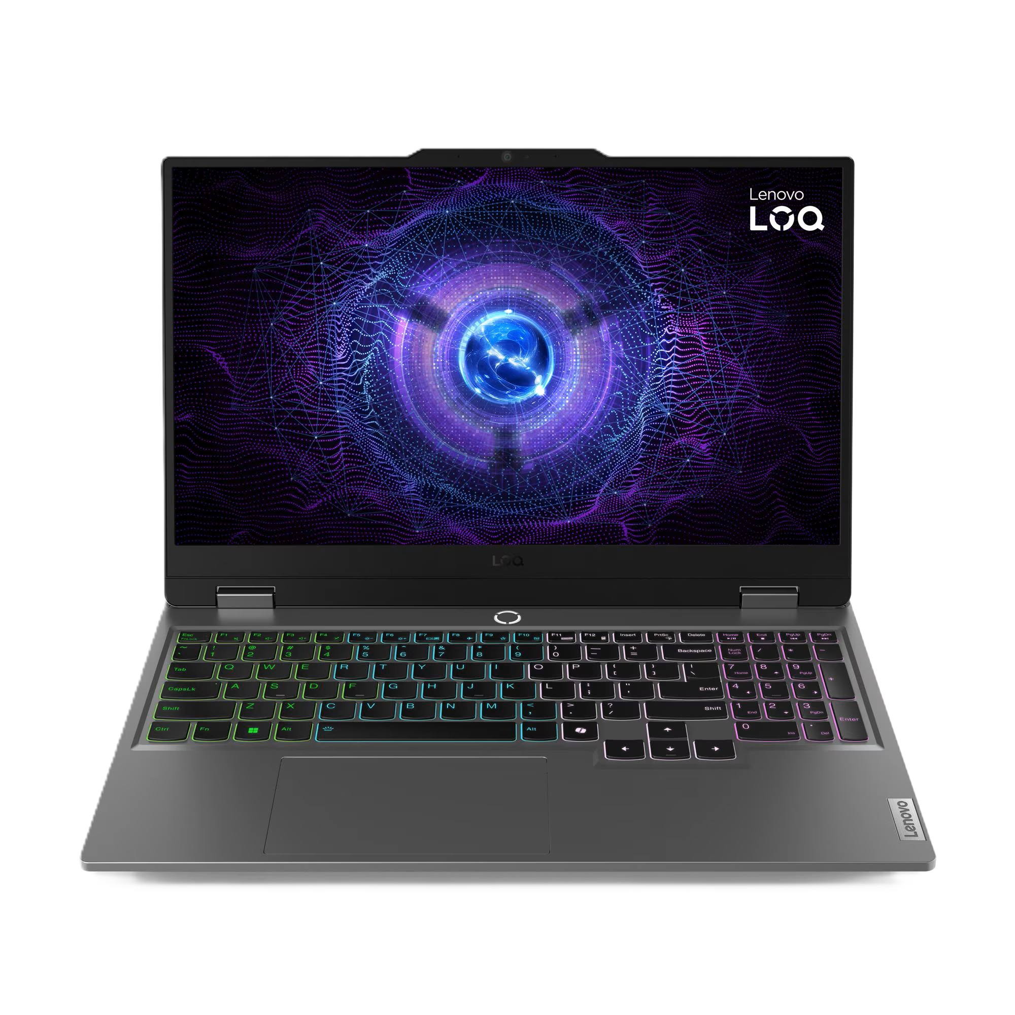 لاب توب لينوفو LOQ 15IRX9 ، معالج انتل كور i7-13650HX 15.6 بوصة ، هارد 512 جيجا بايت SSD ، رام 16 جيجا بايت ، كارت شاشة انفيديا جي فورس RTX 4050 ،فري دوس - رمادي لونا