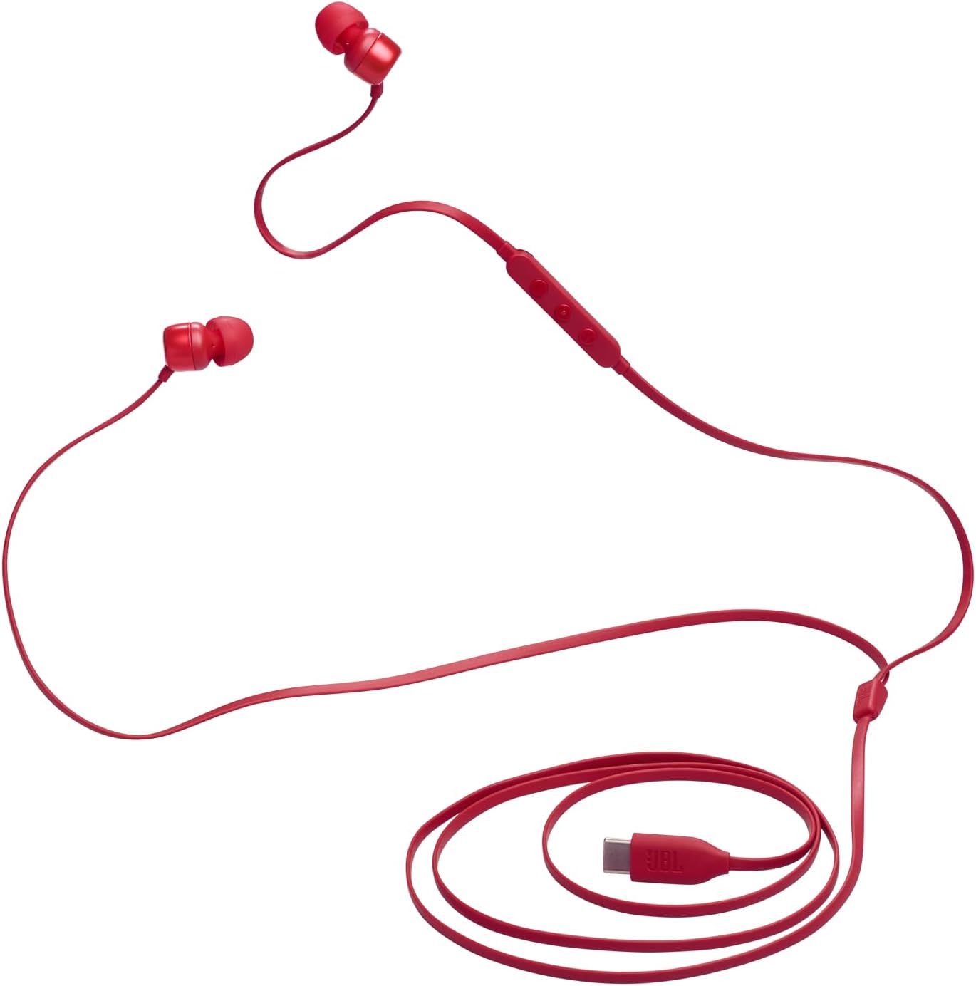 Jbl Tune 310C Wired Earphones , EQ Presets , Red - JBLT310C