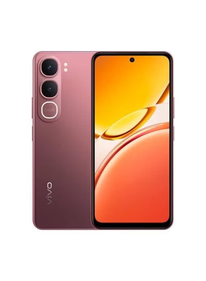 فيفو Y21D ، سعة 256 جيجا بايت ، رام 6 جيجا بايت ، شبكة 4G ، شريحتين - أحمر كورال