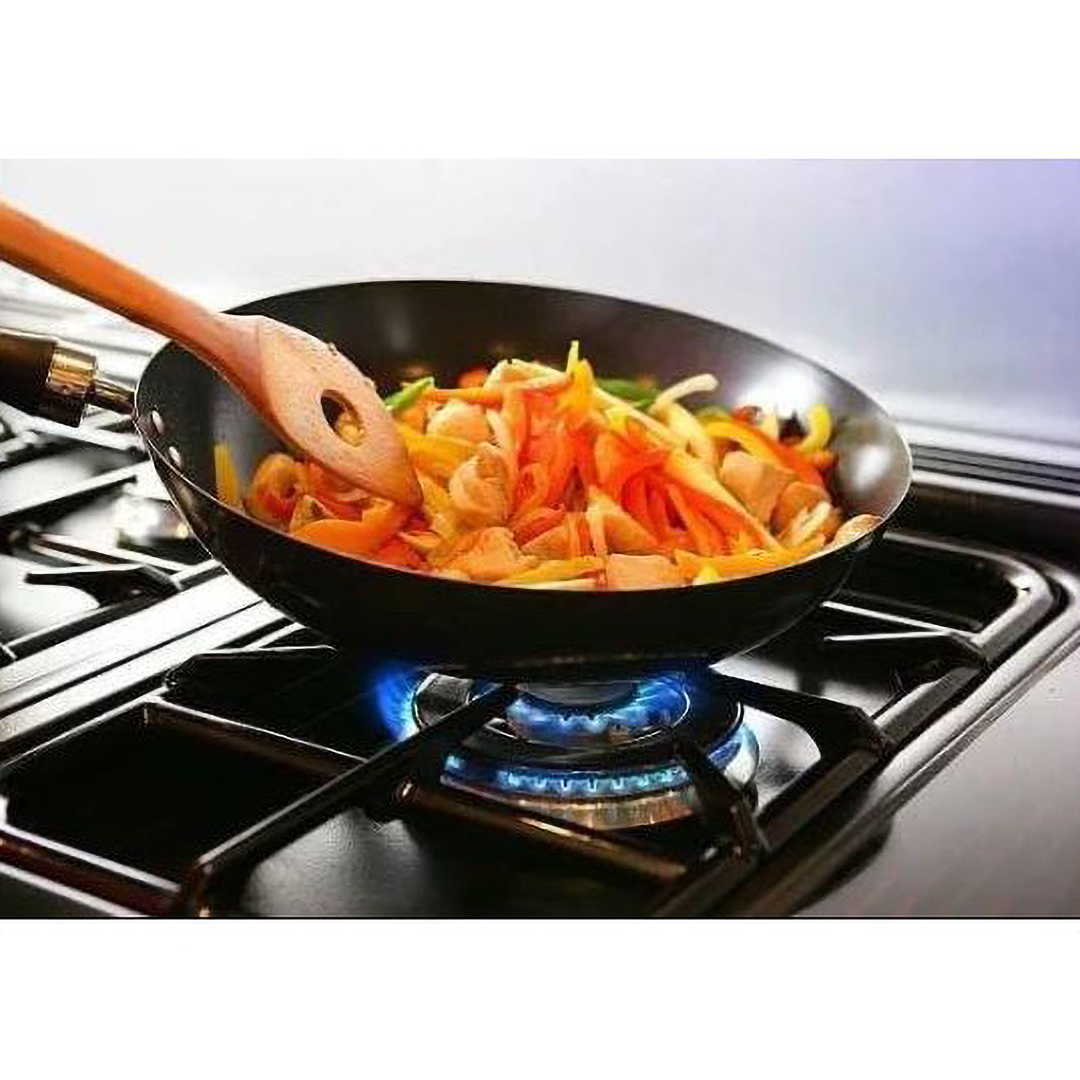 بوتاجاز غاز تكنو فاير ، اسود وستانلس ستيل - TF-15-SF