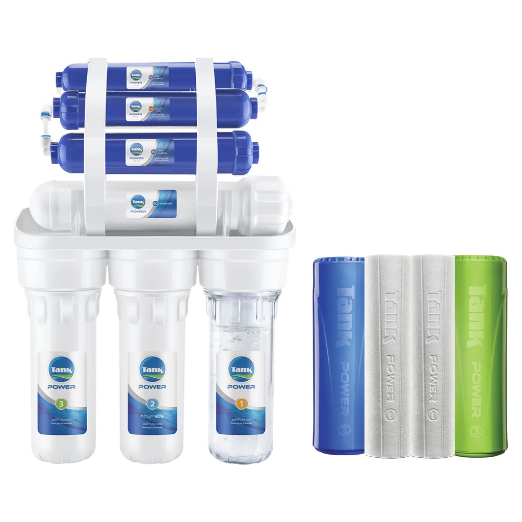 Tank Power Plus Ro Water Filter , 7 Stages , White