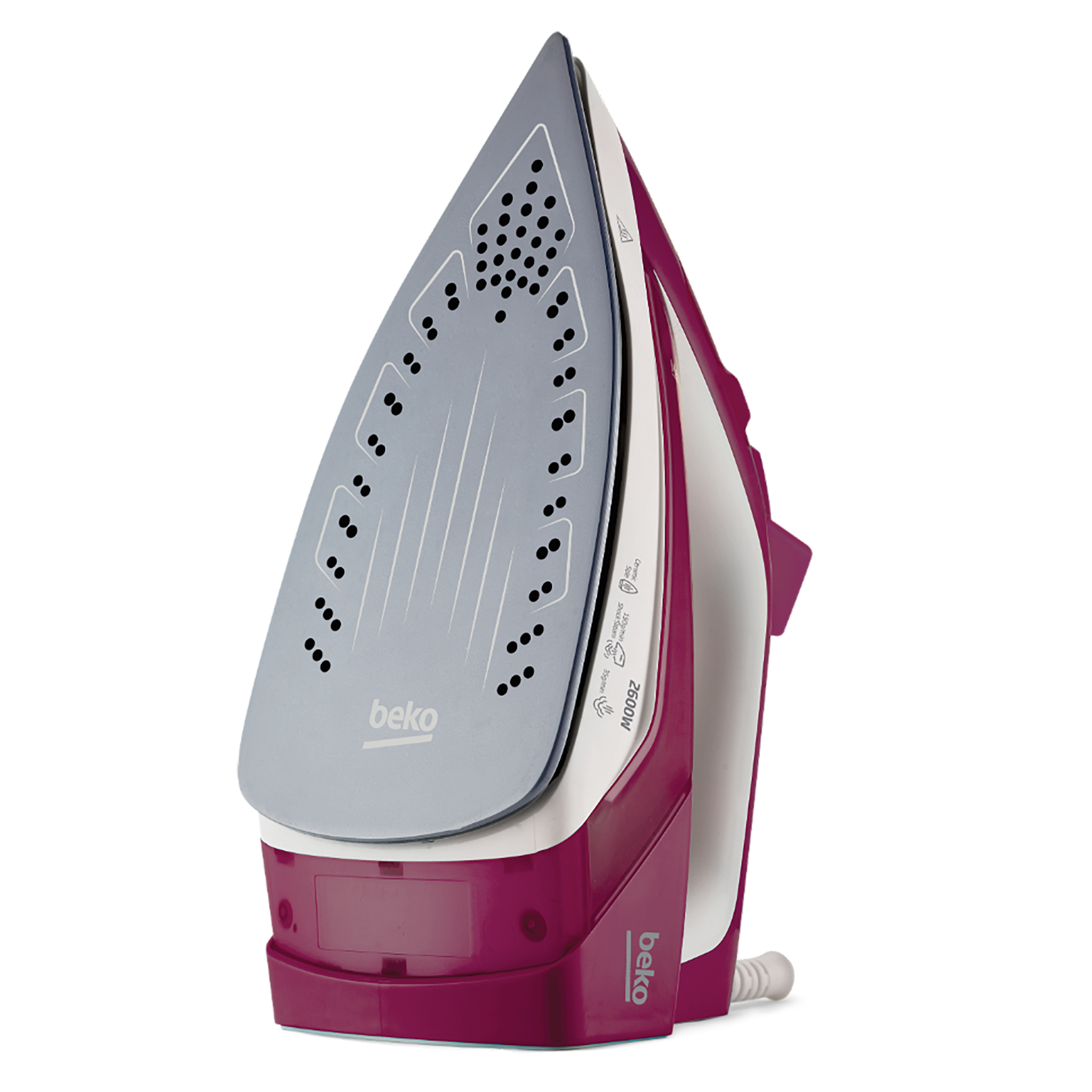 مكواة بخار بيكو ،ابيض واحمر - SIM 3126 R