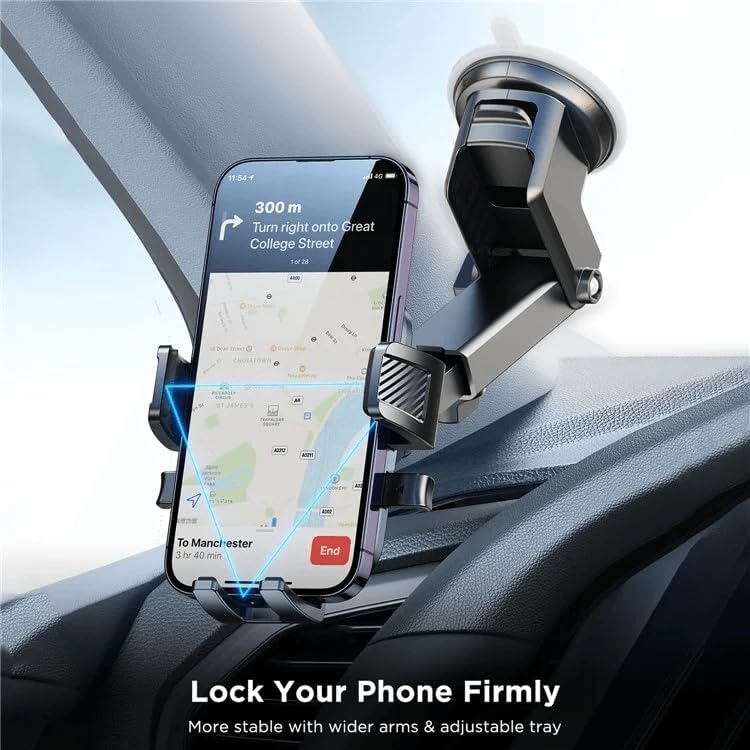 Joyroom Mobile Car Holder for 4.7 to 6.8 6.8-inch phones , Black