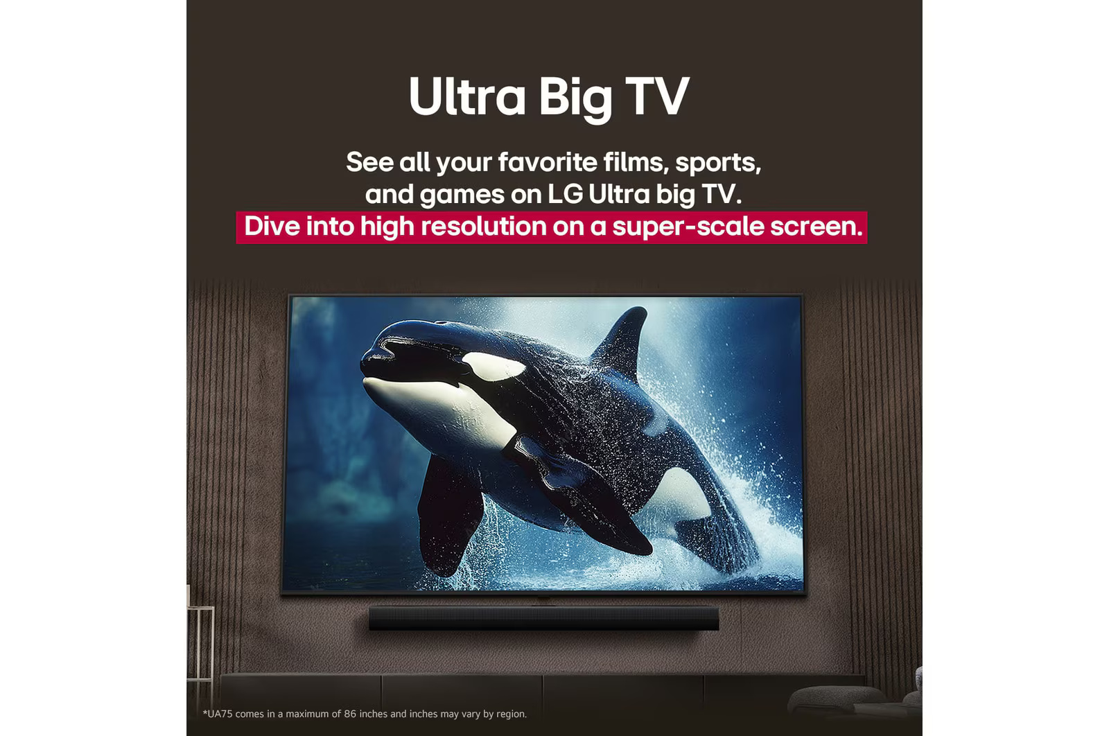 LG 43 Inch Smart TV , 4K UHD LED Built-In Receiver - 43UA84006LB