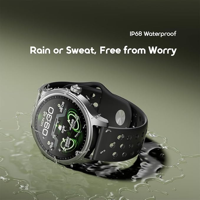 ساعة سمارت اورايمو ووتش 6R ، مقاس 1.39 بوصة ، اسود وفضي - OSW-823