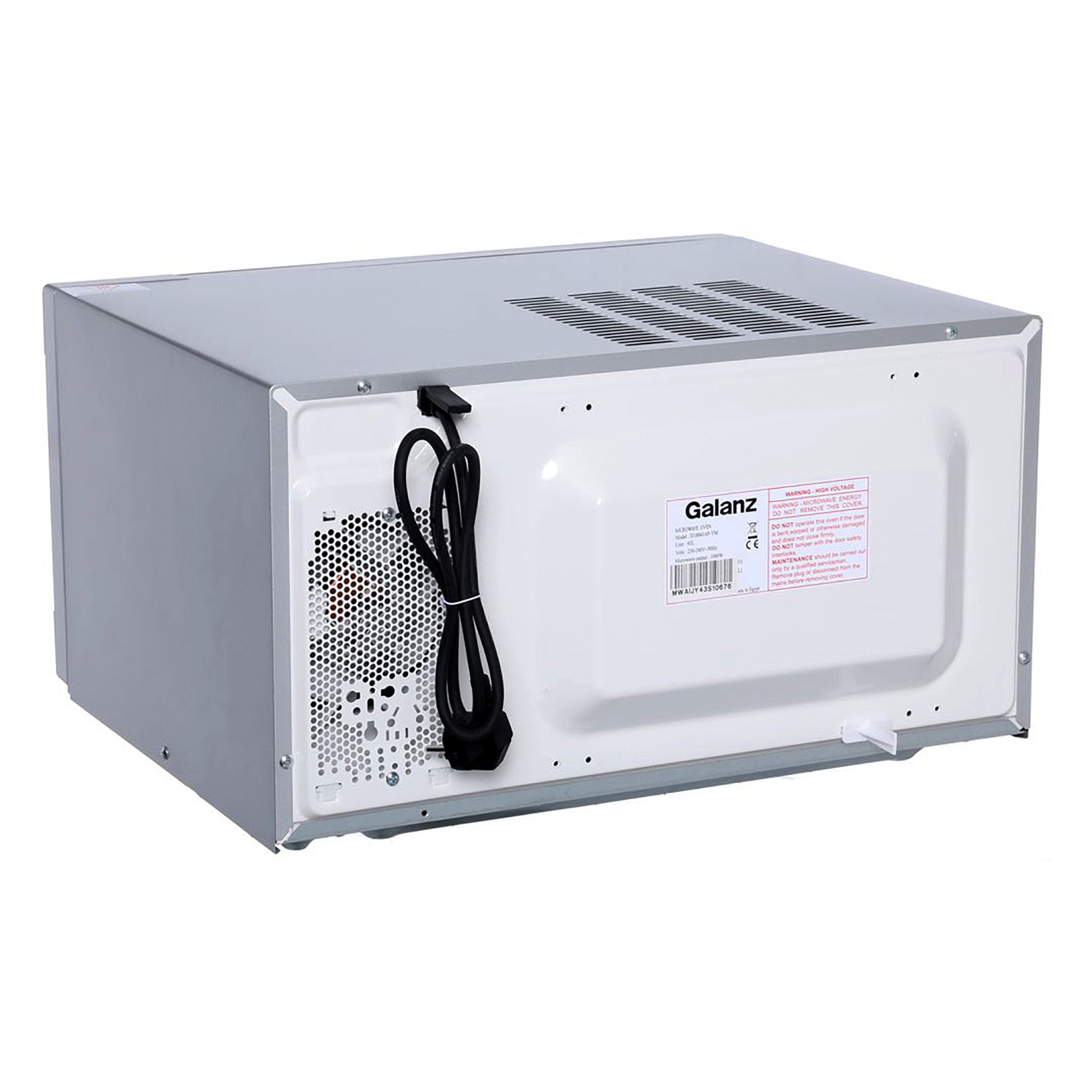 Galanz Microwave with Grill , 43 Liter 900 Watt , Silver - D10043AP-YM