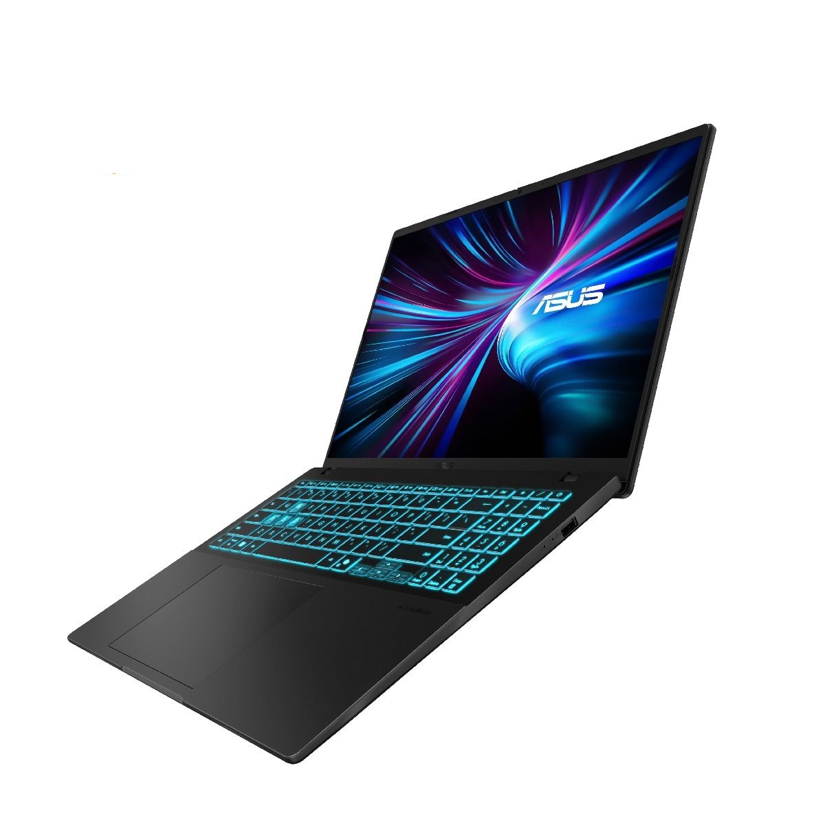 لاب توب جيمنج اسوس V16 - V3607VM-PL027W ، معالج انتل كور 7-240H 16 بوصة ، هارد 1 تيرا بايت SSD ، رام 32 جيجا بايت ، كارت شاشة انفيديا جي فورس RTX 5060 ،ويندوز 11 - اسود مطفي