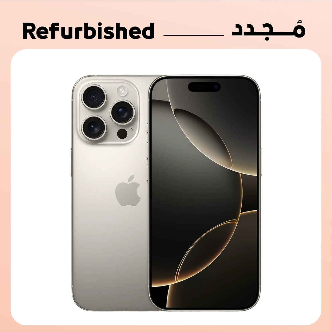 Apple iPhone 16 Pro ,128 GB ,8 GB ,5G ,Single SIM - Natural Titanium