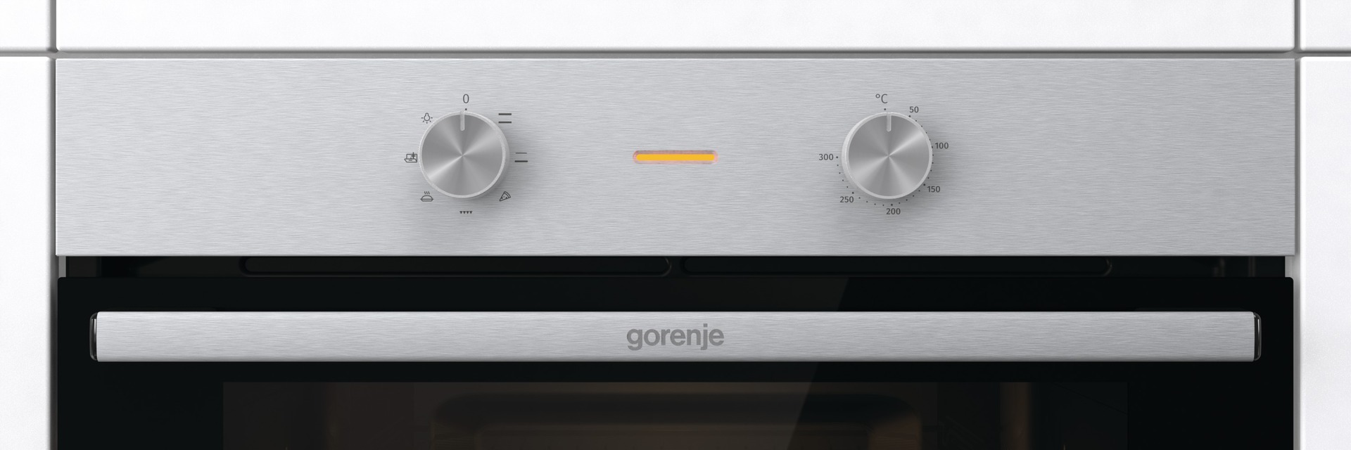 Gorenje Built-In Electric Oven with Grill , 60 Centimeter 84 Liter 3000 Watt , Black Stainless Steel - BO6712E02XK